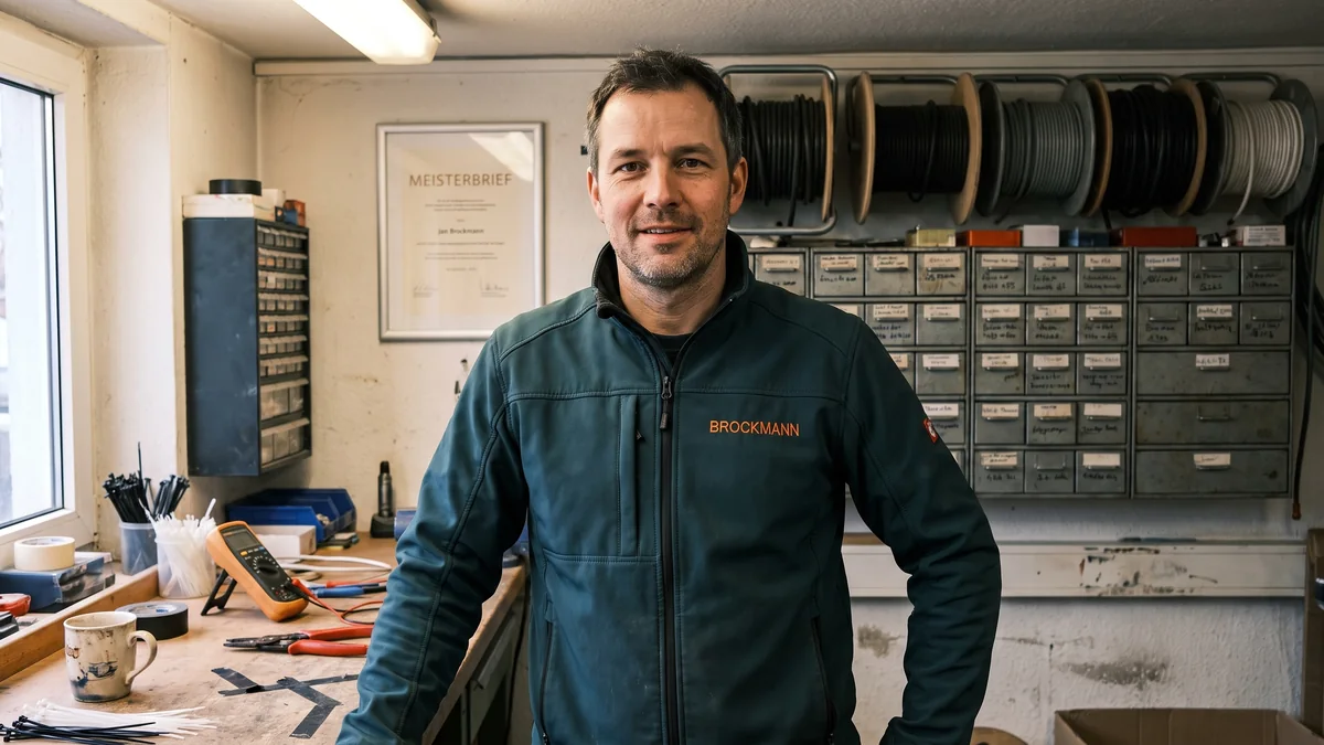 Jan Brockmann – Inhaber · Elektrotechnikermeister · Ihr Ansprechpartner