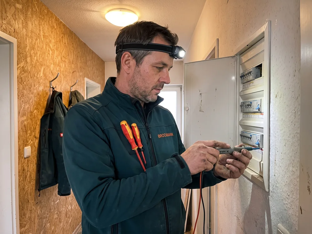 Jan Brockmann bei der Arbeit